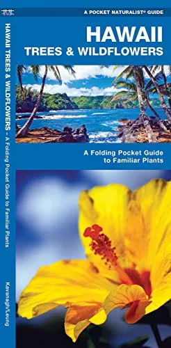 Hawaii Trees & Wildflowers: A Folding Pocket Guide to Familiar Plants (Wildlife and Nature Identification)