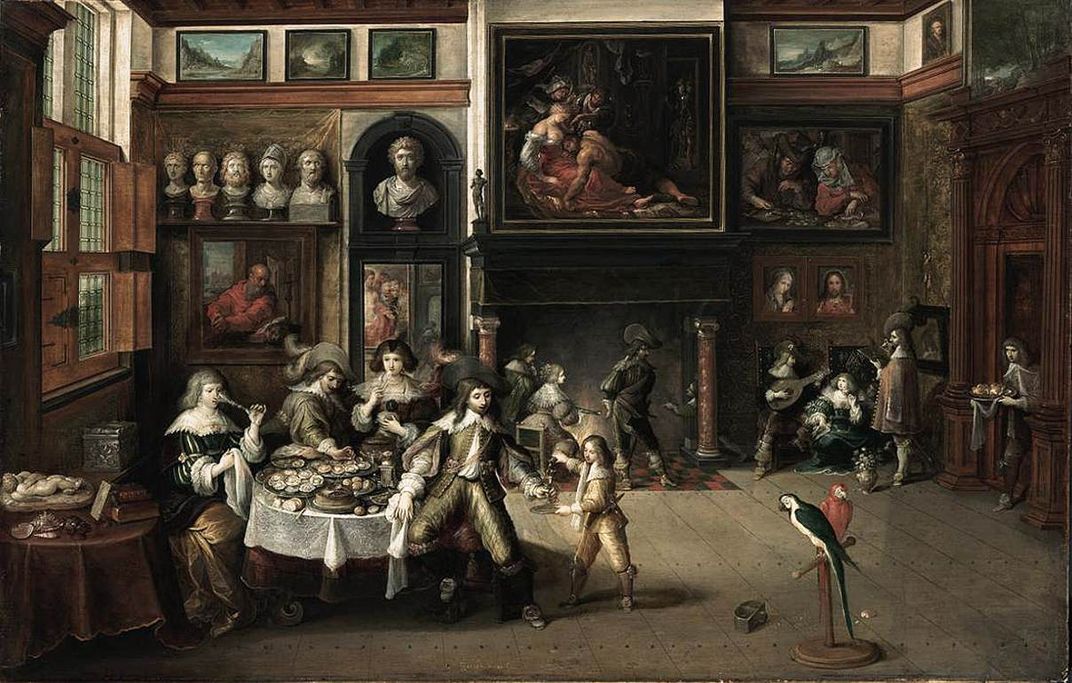 Frans Francken the Younger, Banquet at the House of Burgomaster Rockox, 1630–35