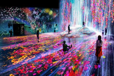 "Borderless World" from the new museum encourages breaking down barriers.