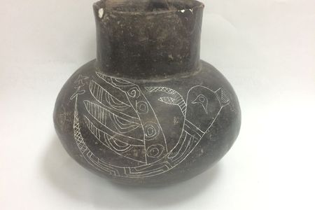 Two of the recovered artifacts feature depictions of winged serpents