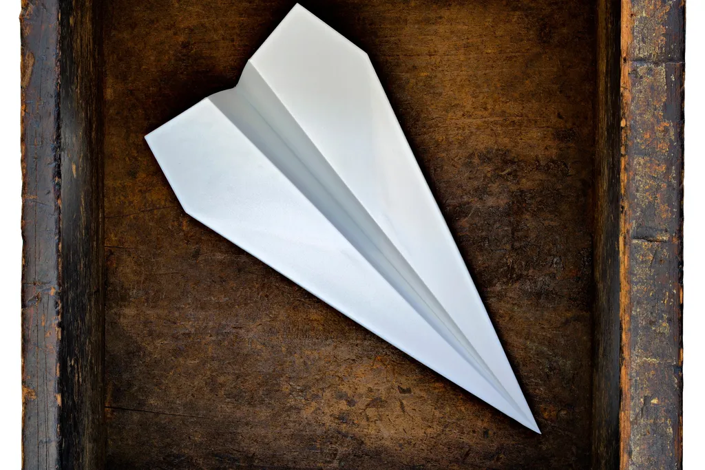 paper airplane
