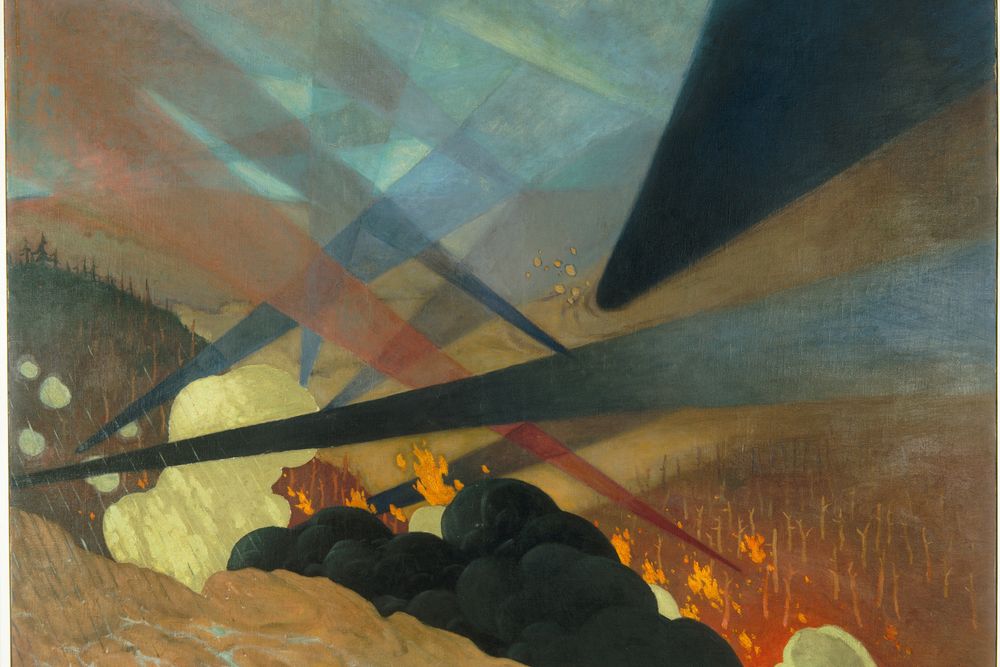 Félix Edouard Vallotton, Verdun, 1917