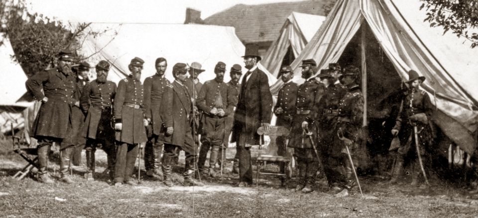  Lincoln and his generals by Alexander Gardner. Credit: National Park Service