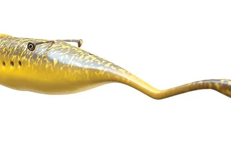 An artist's rendering shows what a Tully Monster might have looked like 300 million years ago.