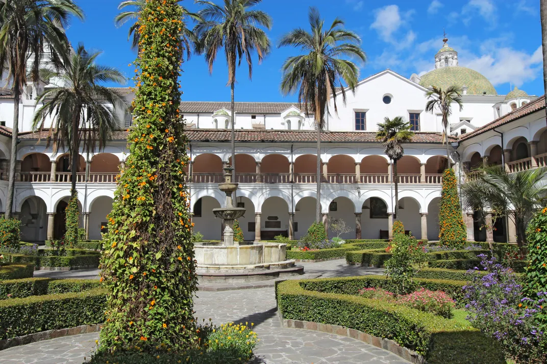 Courtyard of the Church and Monastery of San Francisco, Quito