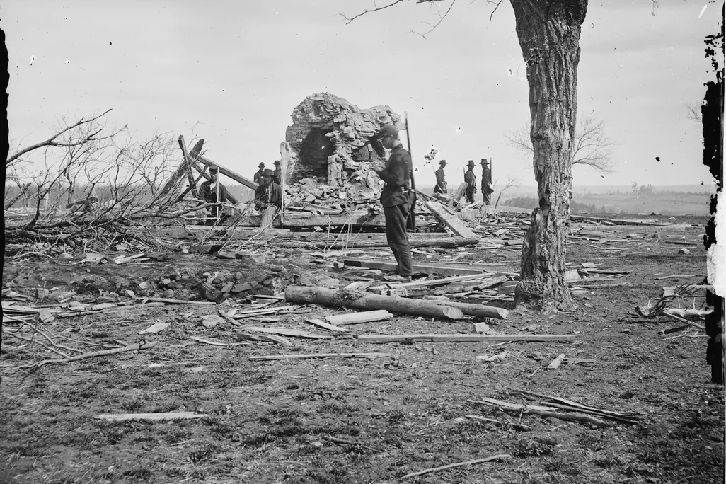 View of Henry Hill in March 1862
