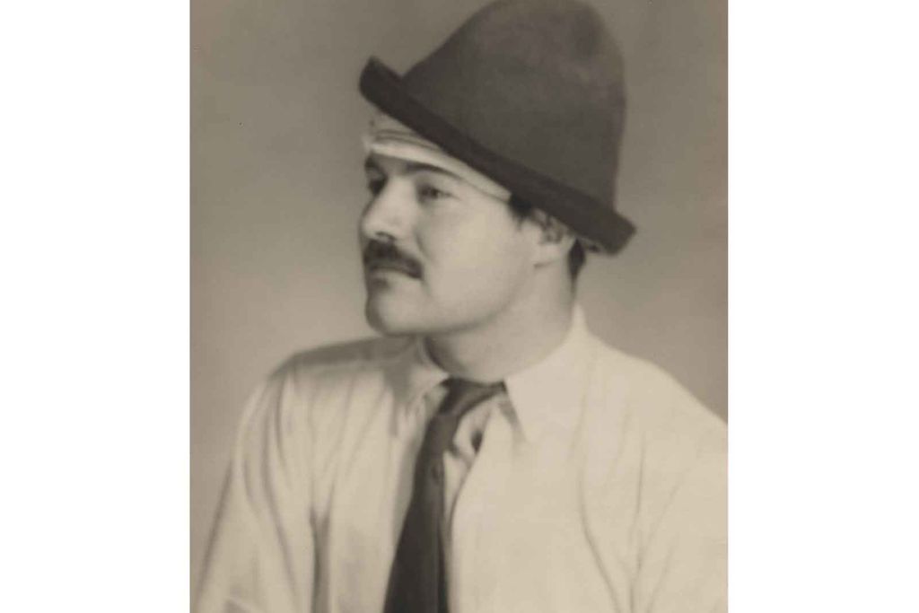 Ernest Hemingway by Man Ray