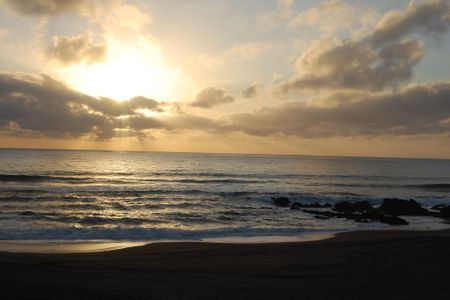 A Chilean beach–before. 