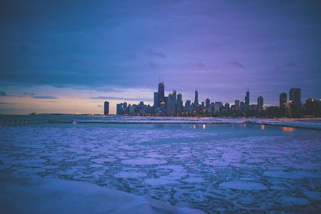 A view of Chicago during the last polar vortex, which plunged the Midwest into winter misery in 2014.