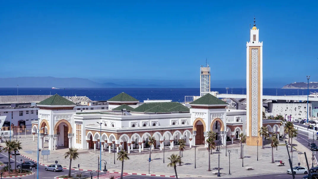Mosque near the coast of Tangier