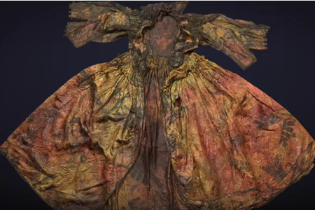 A 400-year-old dress was recovered from a 17th-century shipwreck off the Dutch coast.