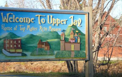 Sign for Upper Jay