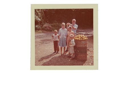 Emilio Sanchez with children in Puerto Rico, 1964. Emilio Sanchez papers, 1922-2012. Archives of American Art, Smithsonian Institution.
