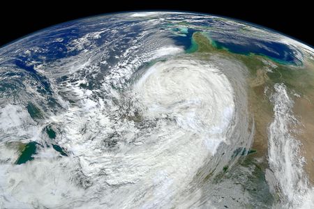 Satellite View of Sandy