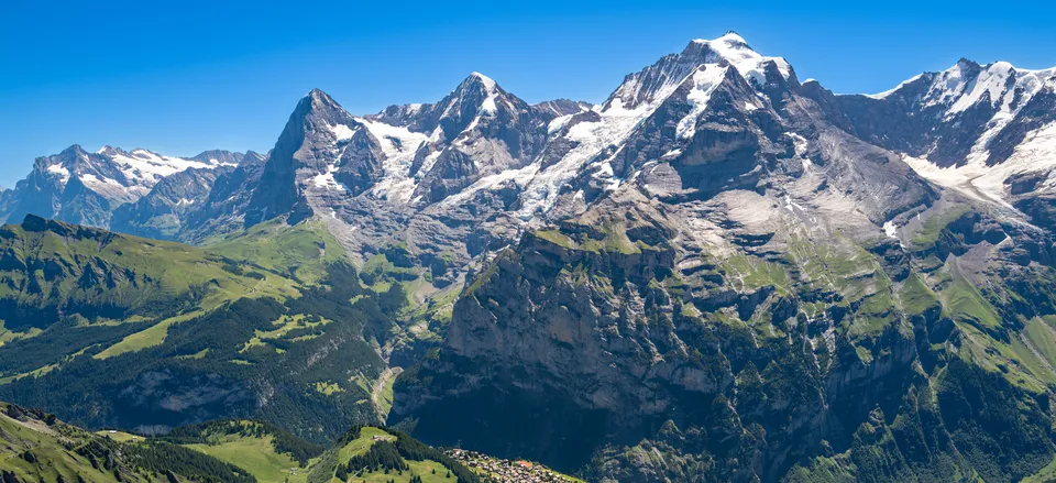 DISCOVER Switzerland: Across the Bernese Alps Home to iconic peaks like the Jungfrau, Switzerland’s Bernese Alps harbor timeless mountain villages set amid spectacular scenery.
