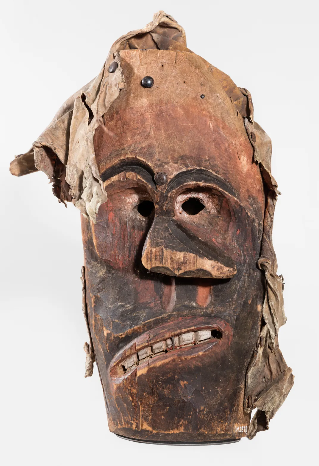 oldest Lötschental wooden mask