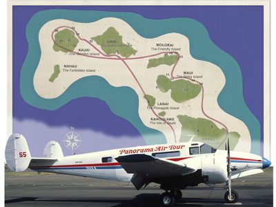 Panorama Air Tours’ twin Beeches flew islanders and tourists alike throughout the Hawaiian chain.