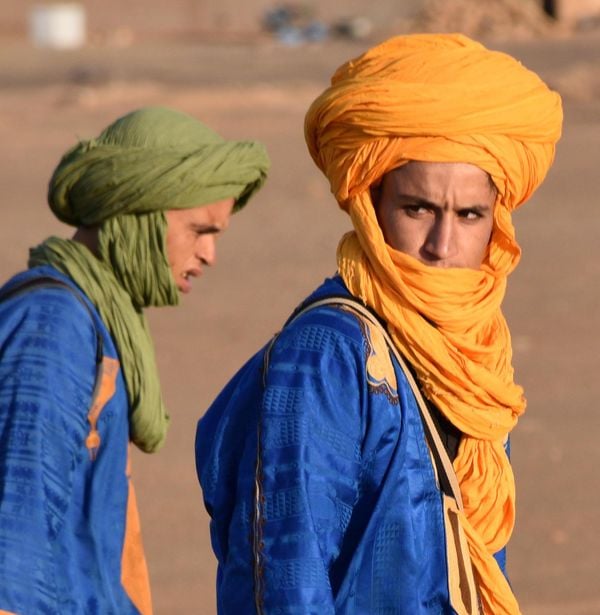 Berber Men in Sahara Desert thumbnail