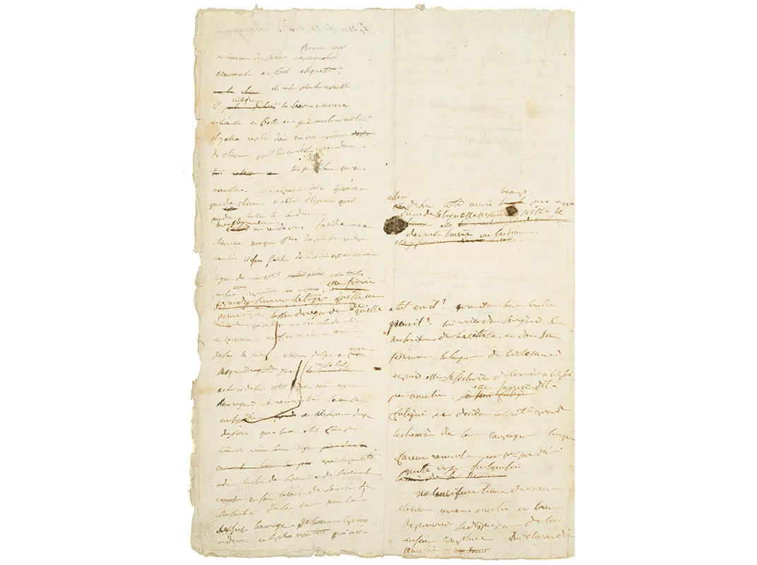 Autograph Manuscript