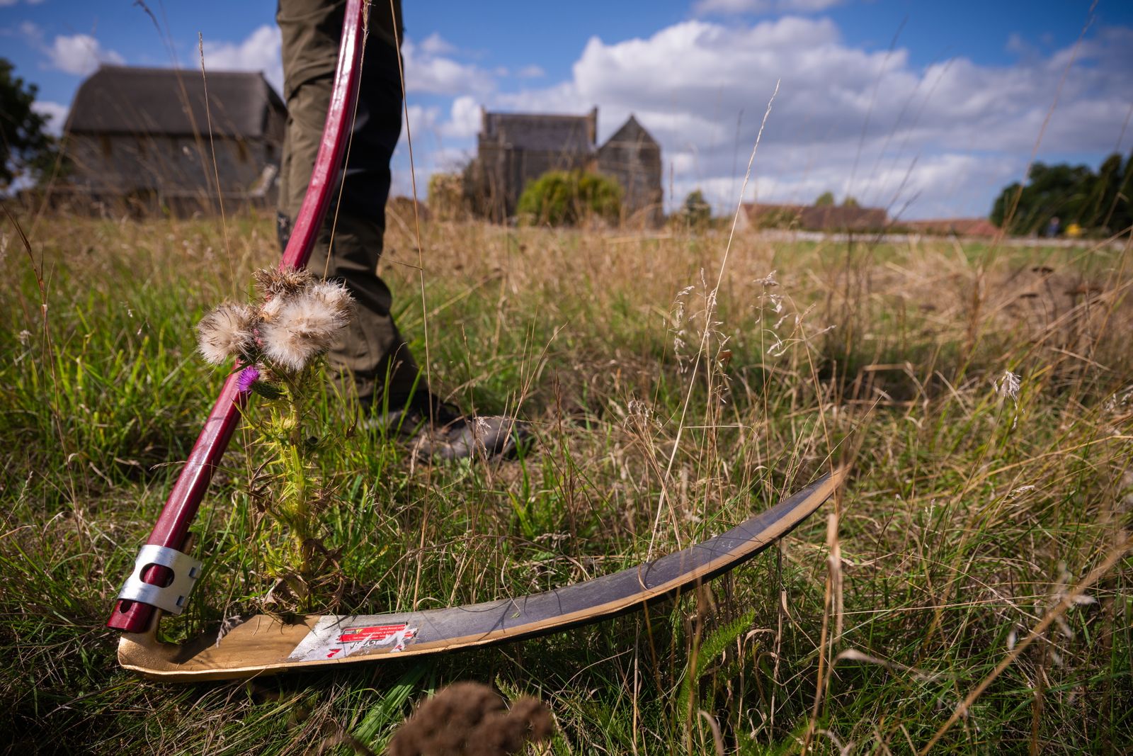 The conservation charity English Heritage recently recruited volunteers willing to cut grass in the way of their ancestors—with the Grim Reaper’s blade. They’re