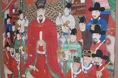 Historic scrolls looted in World War II were unfurled for the first time in decades by experts at the Smithsonian&rsquo;s National Museum of Asian Art.