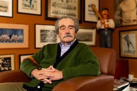 John Thorn, perhaps the most knowledgeable historian of our national pastime, at home in Catskill, New York.