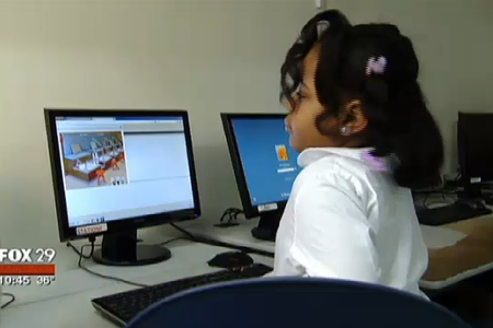 Zora Ball, the first grader who coded a computer game.