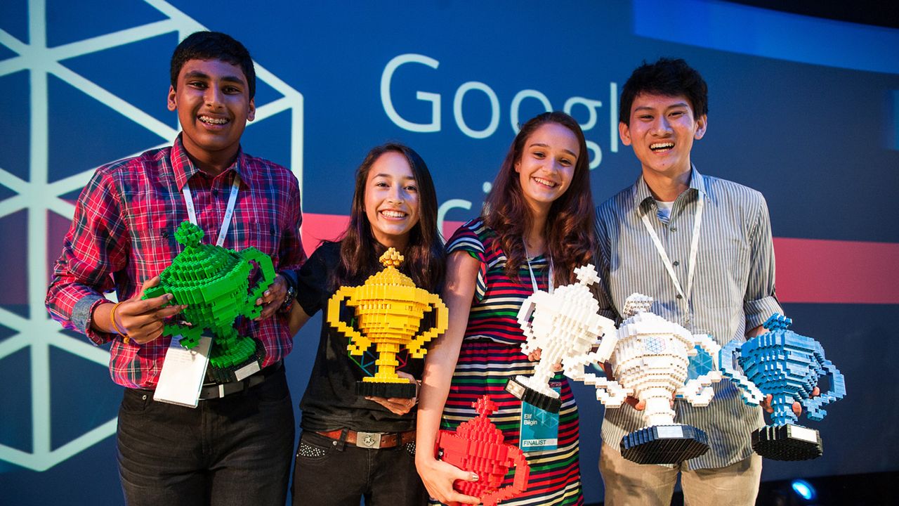 Google Science Fair Logo Ahmed Mohamed Hangs Out With Sergey Brin At