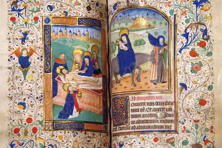 Kate McCaffrey, a former steward at Anne's childhood home, used ultraviolet light and photo editing software to reveal hidden writing in the Tudor queen's Book of Hours.