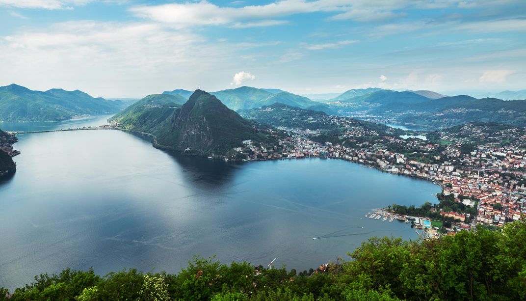 View of Lake Lugano