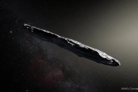Harvard astronomers theorize that a meteor that struck Earth's atmosphere in 2014 could have been from another solar system, judging by what scientists know about 'Oumuamua, an interstellar object that zipped through our solar system in 2017. (An artist's depiction of 'Oumuamua is seen here.)