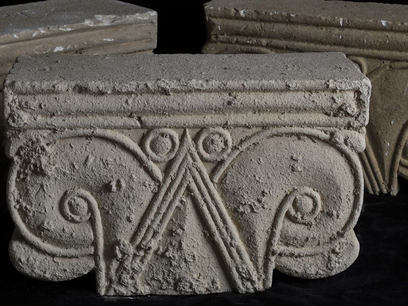 Ancient column head from Jerusalem