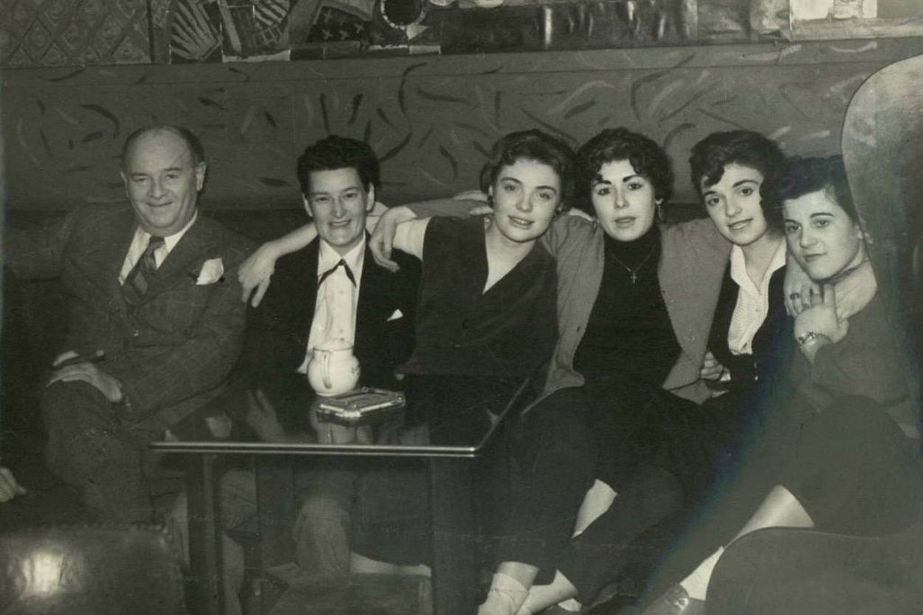 Women at Gateways with owner Ted Ware