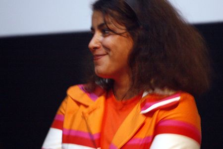 Marjane Satrapi during a premiere of her film Persepolis
