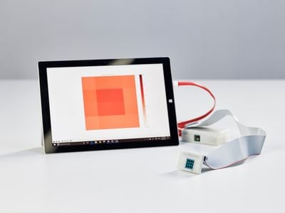The sKan device detects minute temperature changes associated with melanoma.