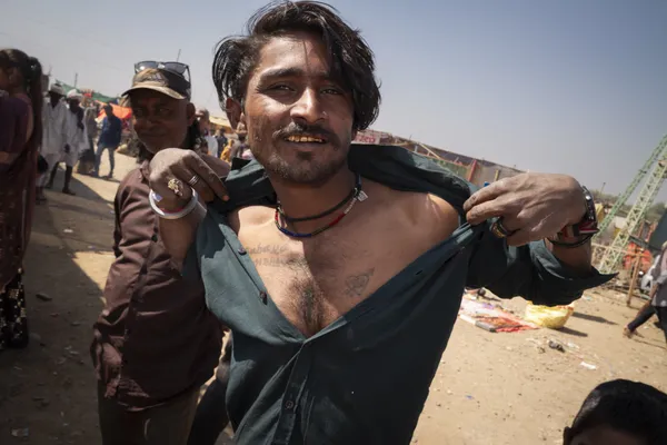 Man with a new tattoo thumbnail