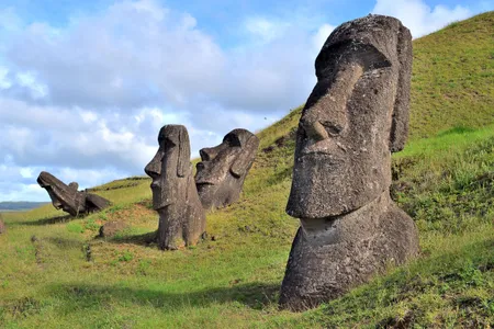 Moai statues on Easter Island