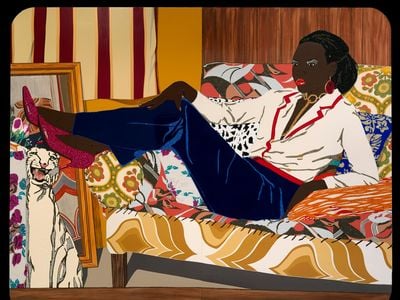 Style, identity and agency are fundamental themes in the work of Mickalene Thomas (above: Portrait of Mnonja).