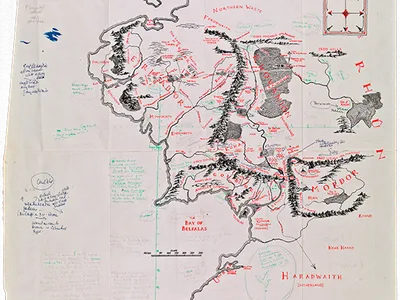 Tolkien relied on maps to write his books—and cared a lot about how his fans saw Middle-earth. 