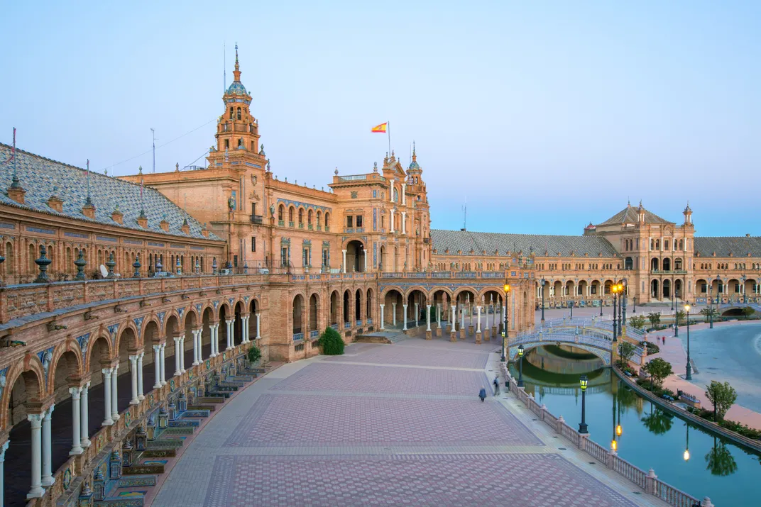 The Plaza de Espana, Seville