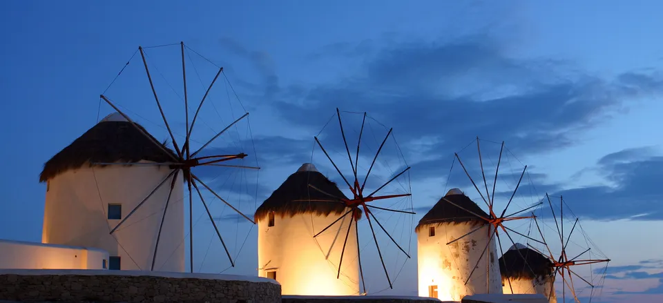 Windmills at Mykonos 