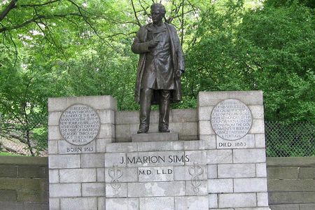 In August, protesters defaced Central Park's statue of J. Marion Sims, a 19th-century doctor who performed surgery on enslaved women without their consent