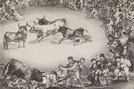 The Spanish Entertainment, 1825, Francisco de Goya (1746-1828), c. 1816-24, Lithograph
