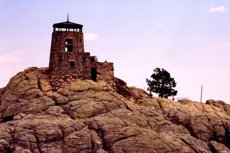 Fire watchtower on the newly re-named Black Elk Peak