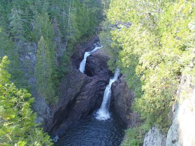 Half of Devil's Kettle Falls plunges underground — then simply disappears