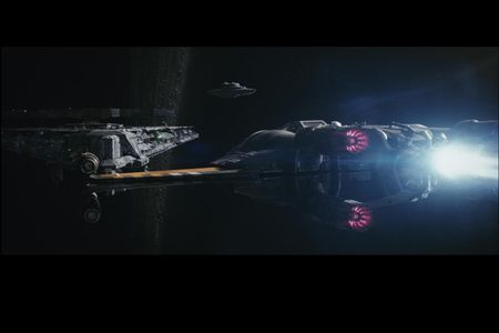 In the nothingness of space, sound waves have no medium by which to travel.