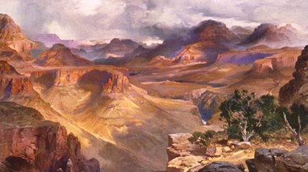 Arizona's Grand Canyon as painted by Thomas Moran in 1908