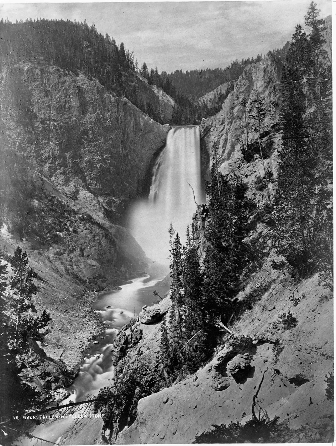 Lower Falls in the Grand Canyon of the Yellowstone