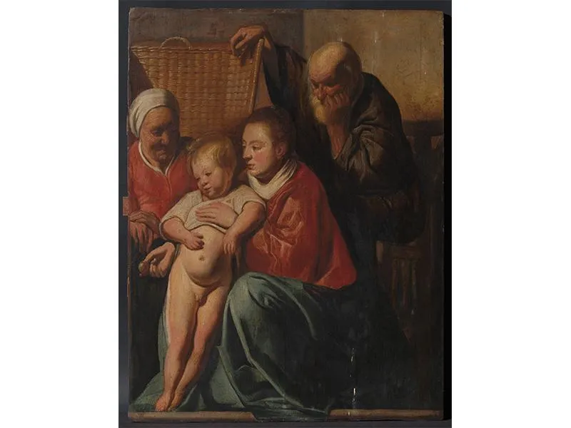 Jacob Jordaens, Holy Family, 1617-18