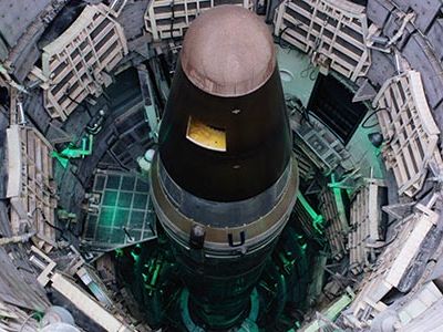 Visitors to the missile museum may touch a Titan II, which stands 103 feet tall.